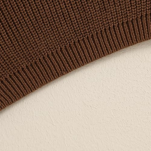 baby girl boy toddler knit sweater cute round neck long sleeve blouse pullover oversized sweatshirt warm kids tops