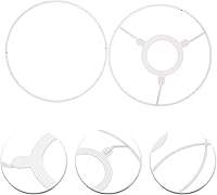 Vista 5 de Uonlytech Pantalla de jaula de techo para colgante útil para el hogar, marcos de arte prácticos, marcos de decoración de marcos de araña blanca