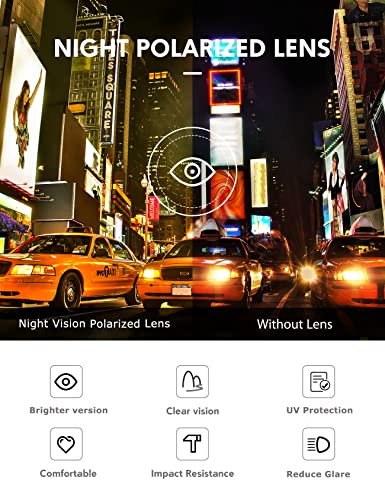 Design Men Night Vision Glasses Driving Glasses for Man Yellow Shades Eyewear With Box4