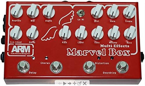 ARM MARVEL BOX MULTI EFFECT ANALOG UNIT AND MORE! DI OUT/CAB SIM SELF POWER NICE