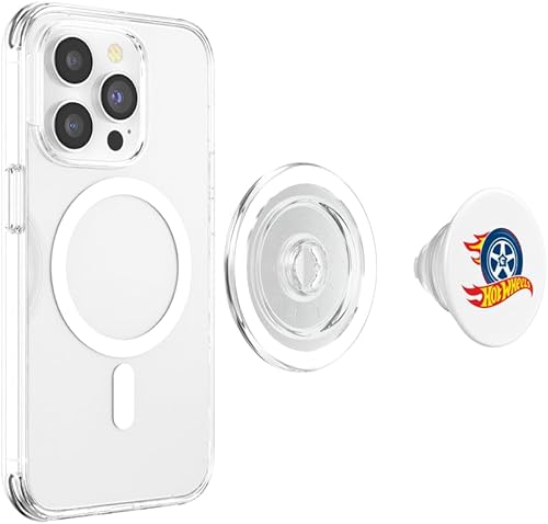 Miniatura 10 de Hot Wheels - PopSockets PopGrip intercambiables con logotipo de neumático flameante
