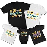 Family Personalize Emoji Birthday T-Shirts