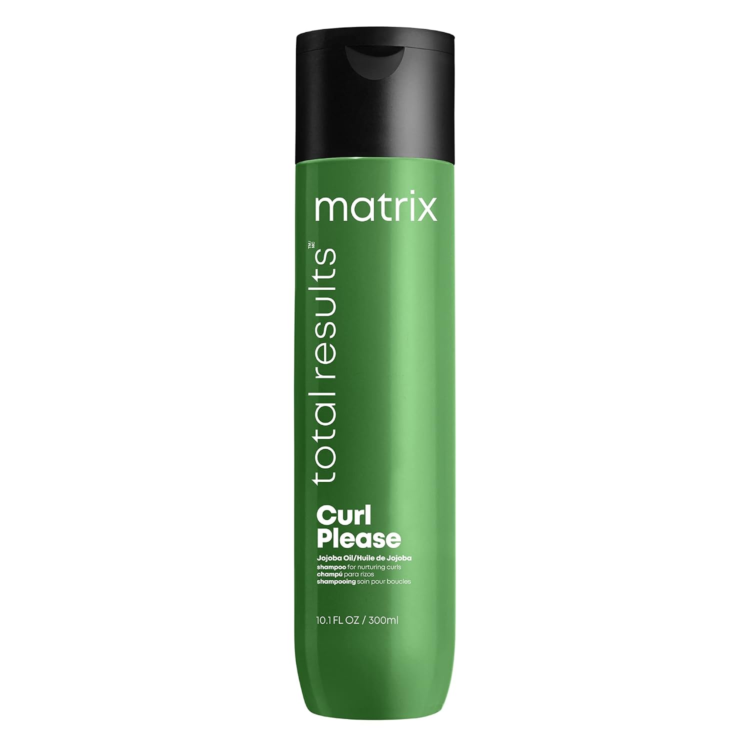 Matrix Total Results Curl Please Shampoo, Moisturizes Wavy & Curly Hair to Help Control Frizz & Define Curls, with Jojoba Oil, for Curly Hair