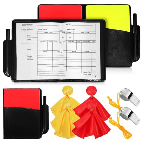 Kit de árbitro VICASKY con banderas y silbatos para fútbol y deportes miniatura 1