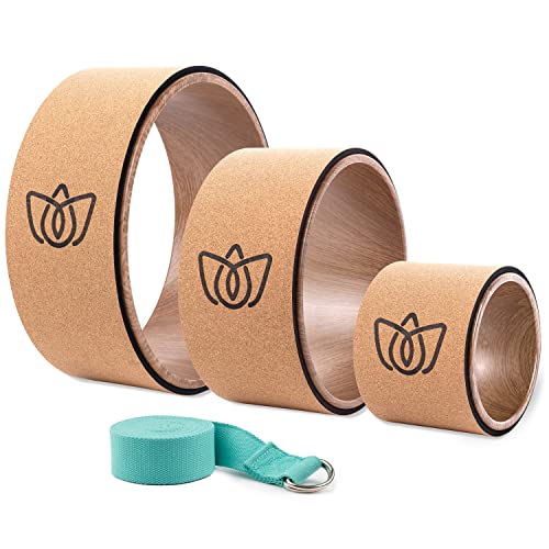 Florensi Cork Yoga Wheel Set