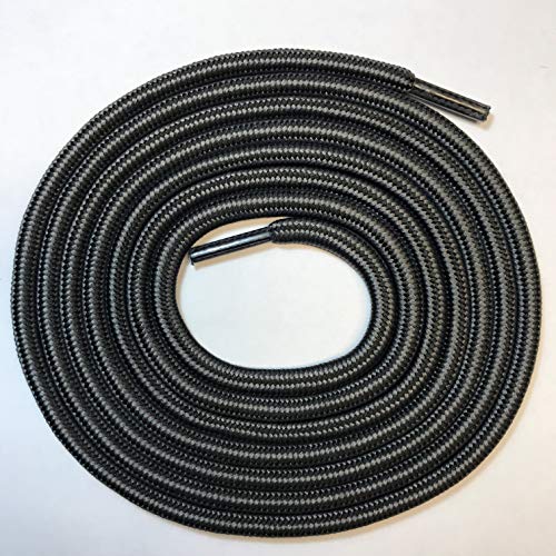 Image of 3 Pairs Heavy Duty Round Boot Laces Shoelaces for Hiking Walking Construction Safety Work Boots Shoes