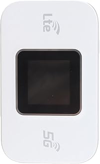 4G LTE Mobile Hotspot, Portable WiFi Hotspot with WPA / WPA2 Encryption, Supports 10 Device Connections, Pocket Router for Travel in Asia Region