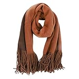 Diese Winterschal ist mit Quasten und kann einen Sinn für Stil hinzufügen. Sie können verschiedene Kleidungsstile kombinieren und machen sie attraktiver.