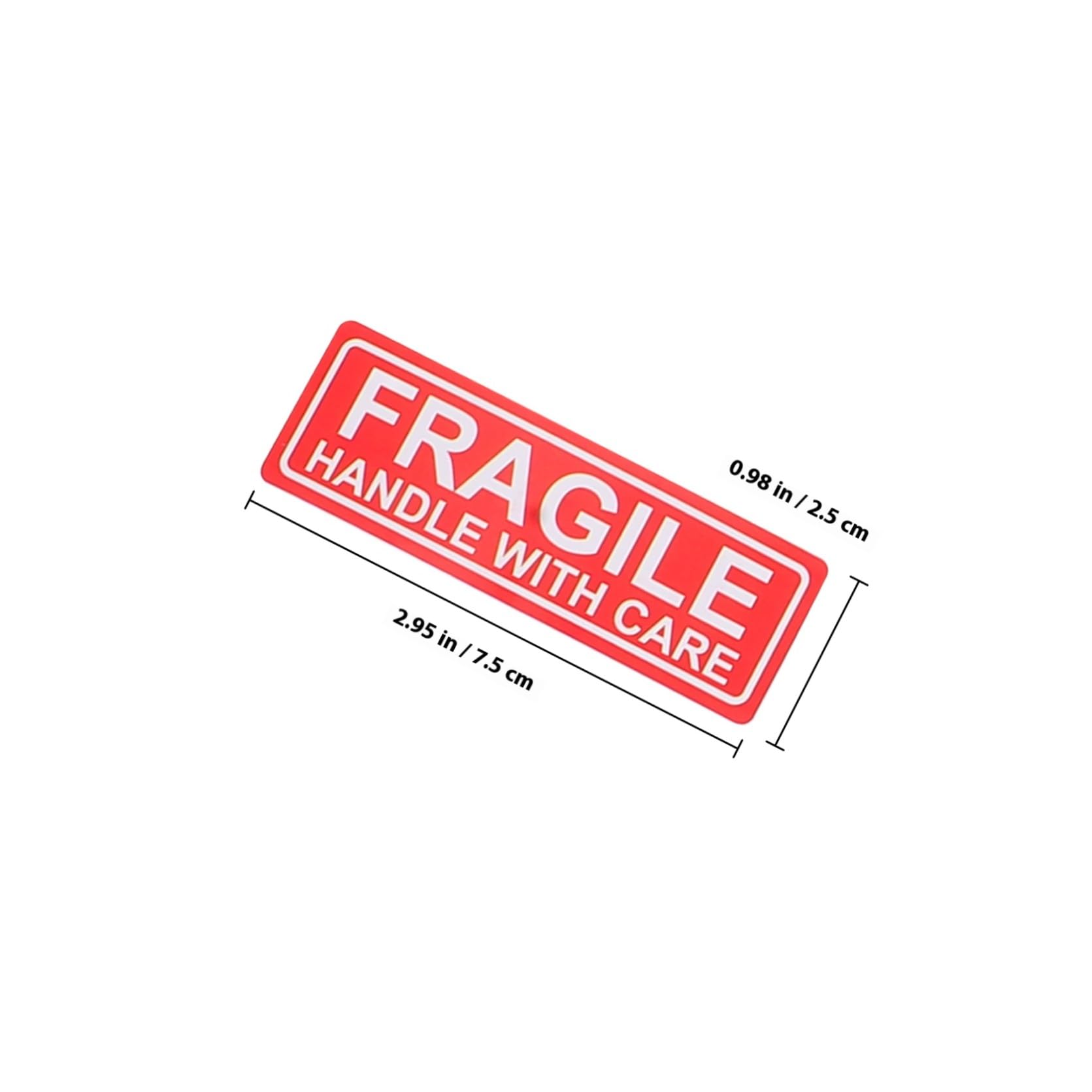 Etichette Adesive Fragili Sfuse 10 Di Etichette Adesive Di Avvertimento Per Imballaggi Di Spedizione