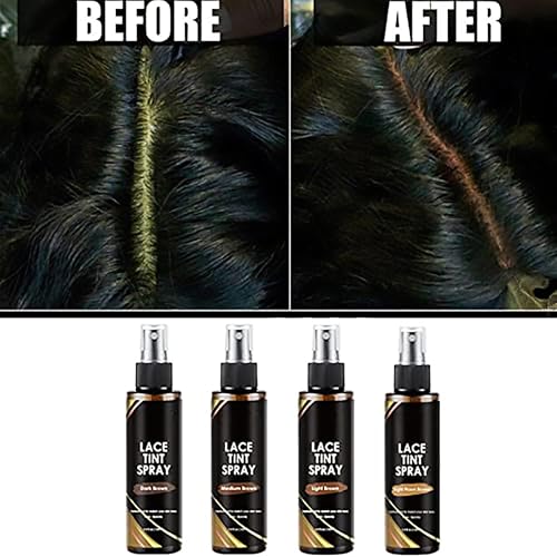 Grospe Lace Tint Spray para Cierres, Marrón Claro Cálido 100ml miniatura 5