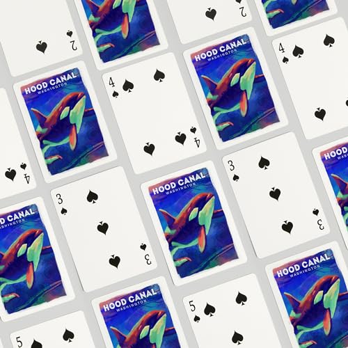 Baraja de Cartas Lantern Press Hood Canal Poker Size miniatura 4