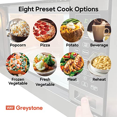 Greystone-09-Cubic-Foot-Built-In-Microwave-Digital-Touchpad-LED-Display-Includes-Trim-Stainless-Steel Greystone 09 Cubic Foot Built In Microwave Digital Touchpad LED Display Includes Trim Stainless Steel