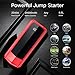 Audew Upgraded Car Jump Starters, Jump Box 2000A Peak 20000mAh Battery Charger Automotive(up to All Gas and 8.5L Diesel), 12V Battery Booster with 3 Modes LED Flashlight and Dual QC USB Ports