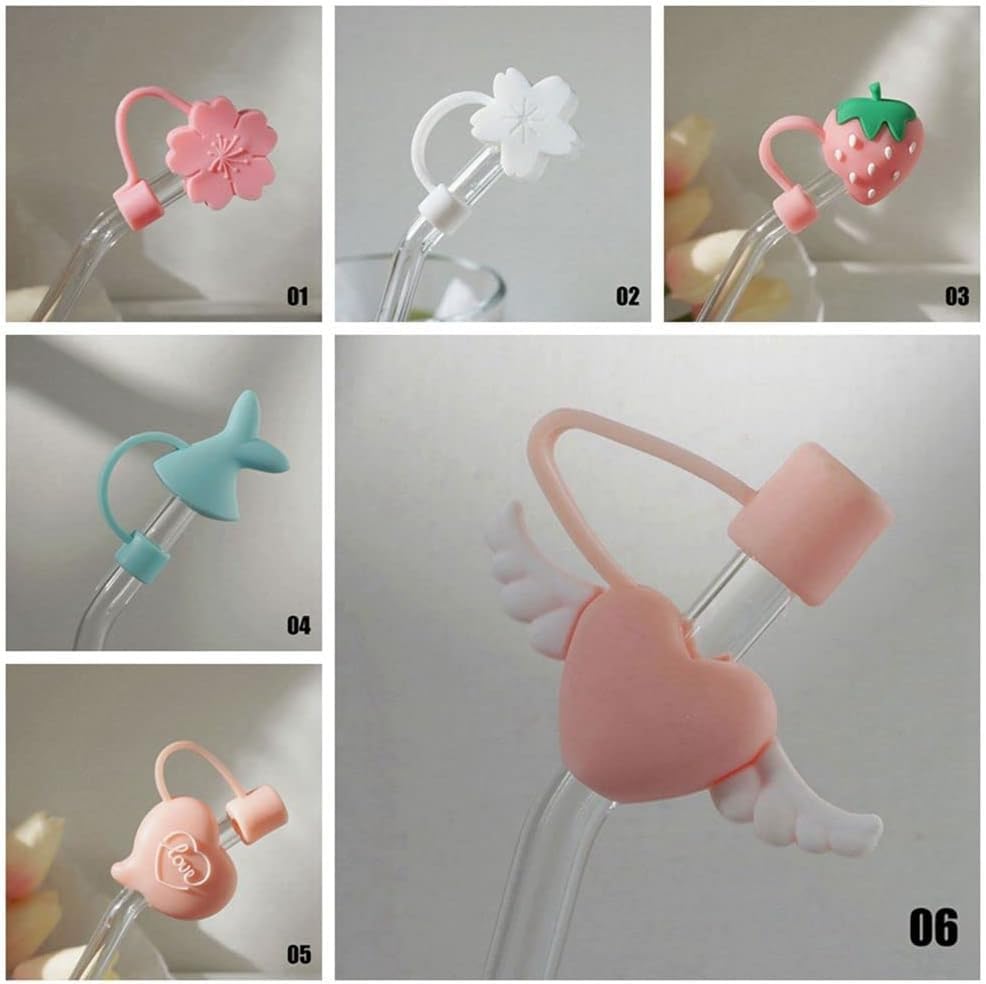 Cubiertas de silicona reutilizables para pitillos verdes miniatura 2