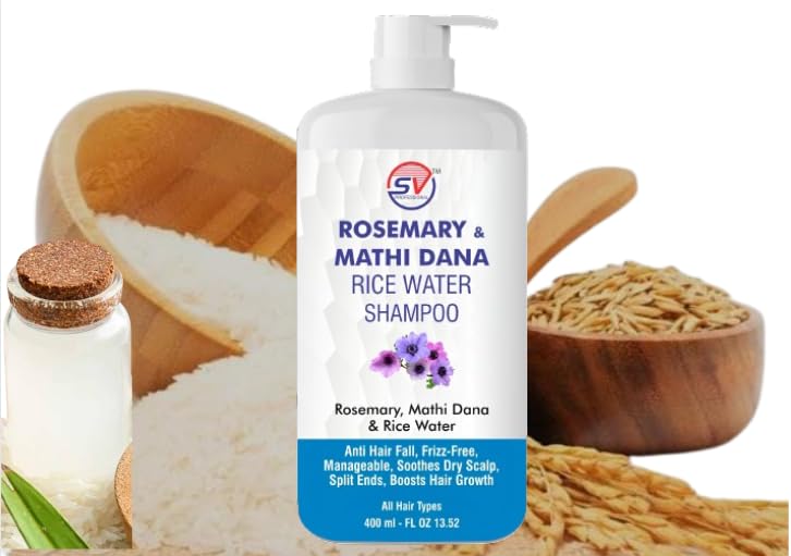Rosemary Anti-Hair Fall Shampoo | With Rosemary, Methi Dana & Ric...