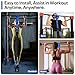 Pull Up Assistance Bands Set, Heavy Duty Adjustable Pull Up Assist Band with Feet Rest, Strength Training Bands for Home Gym Fitness, Pull-Up Bar, Calisthenics and Body Stretching