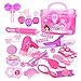 Lanbowo 1 Set Beauté Salon Jeu Set Fait Semblant Maquillage Kit Enfants Jeu Jouet Maison Jeu avec Portable Boîte - 25 Pièces