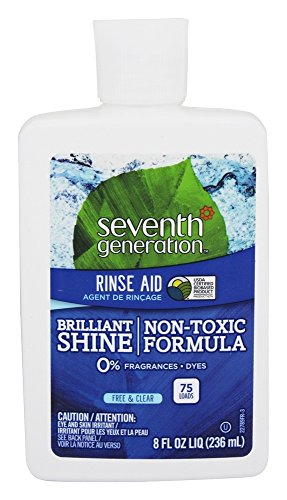 Seventh Generation Dish Rinse Aid - Free And Clear - 8 Oz - Case Of 9 8 FZ