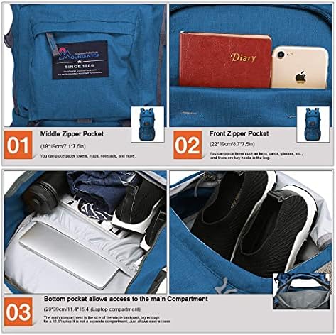 MOUNTAINTOP 40L Hiking Backpack 