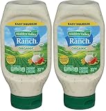 Hidden Valley Original Ranch Organic Salad Dressing & Topping, Gluten Free - 16 Ounce Bottle (Package May Vary) (Pack of 2)