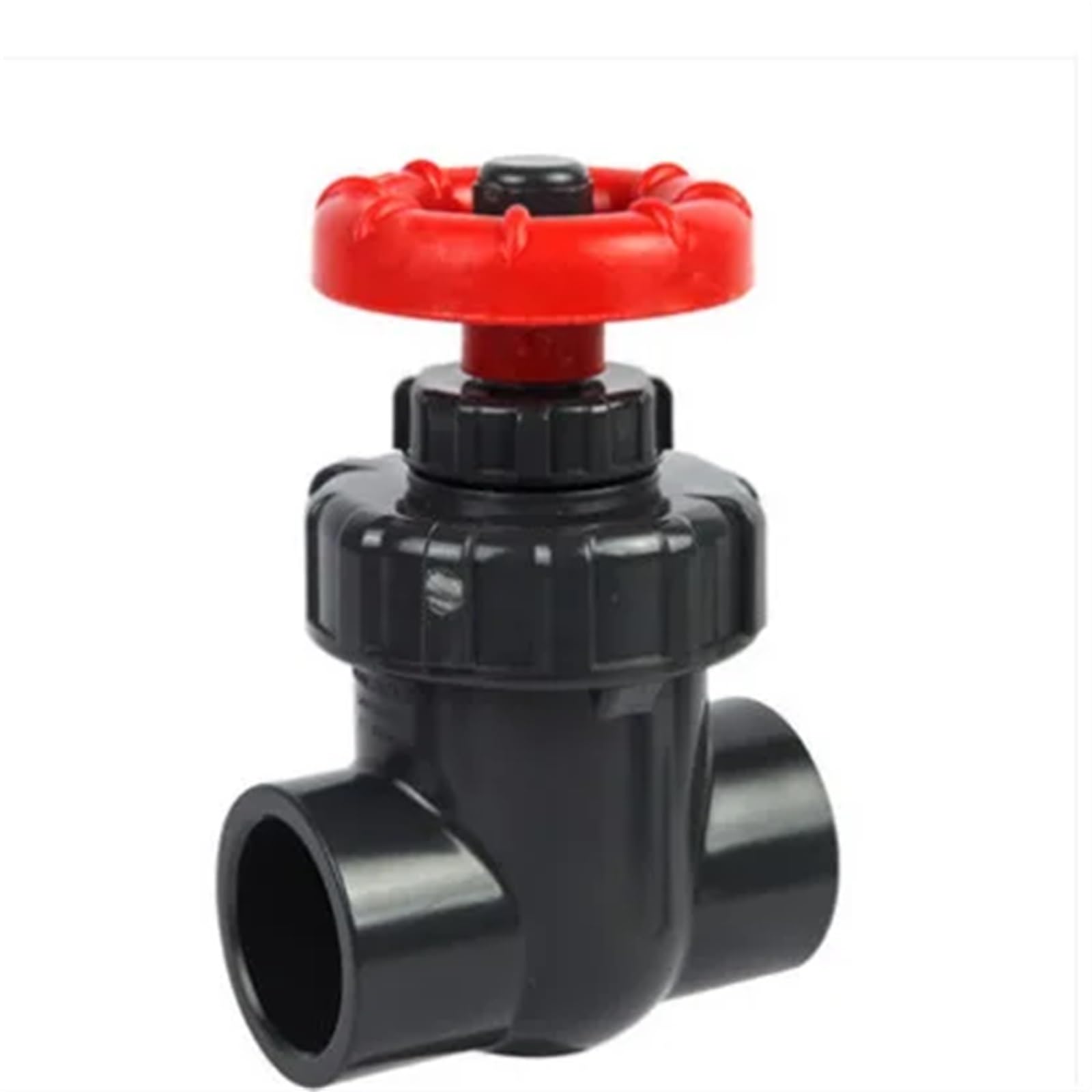 Válvula de compuerta UPVC ID 20/25/32/40mm, Control flujo precisión, válvula esclusa PVC for riego jardín y acuario, 1 ud Para Control Del Flujo Del Riego