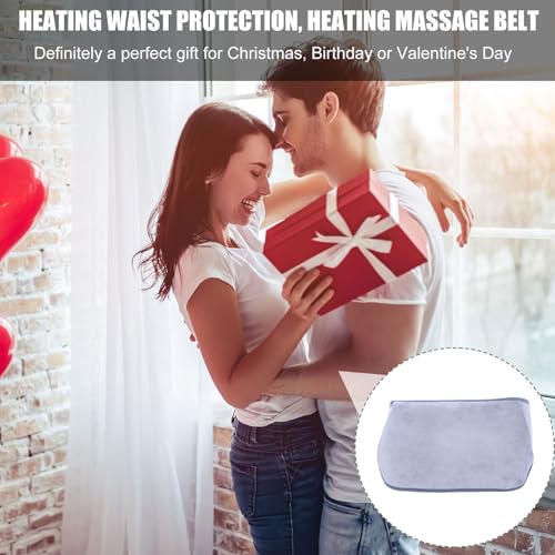 Faja lumbar eléctrica con calor USB, cintura ajustable unisex miniatura 4