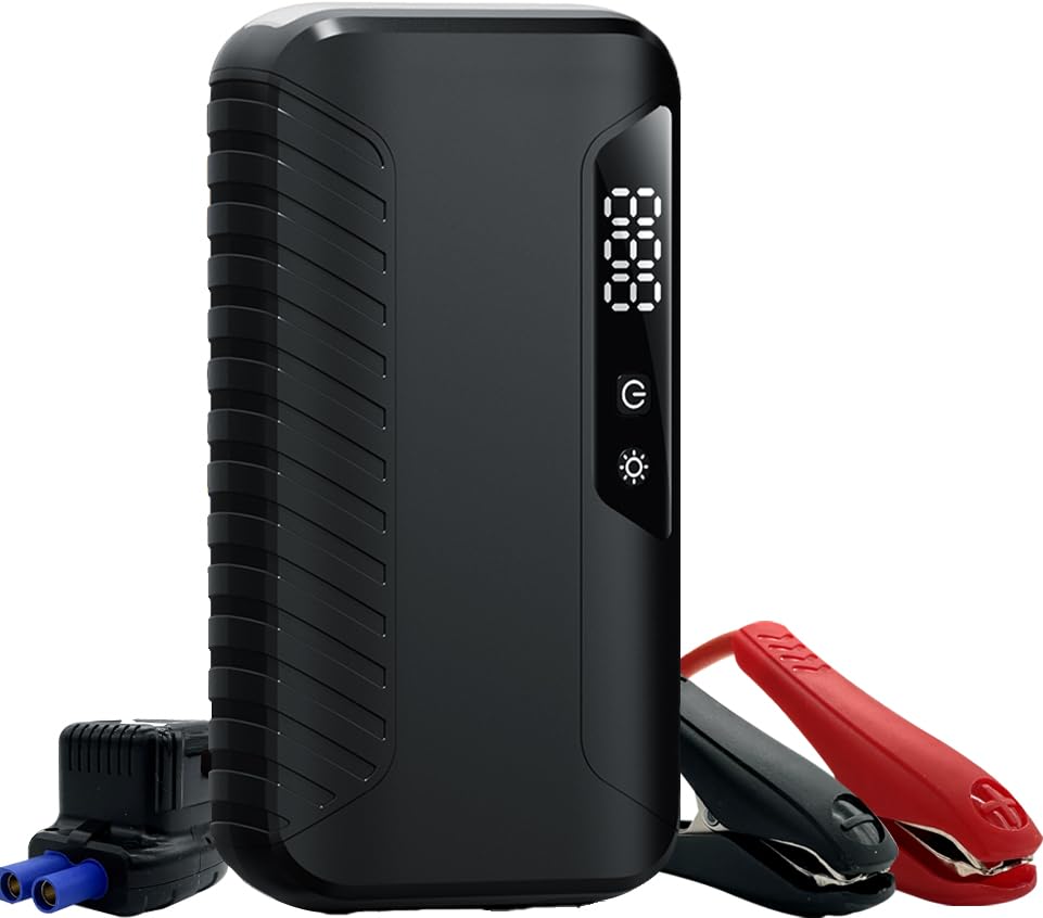 バッテリースターター Amazon | YETOR 10AWG バッテリーワニ口クリップ EC5ジャンプ