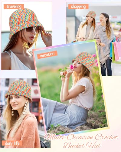 Image of Katech Easy Crochet Kit for Beginners, Learn to Crochet Hat for Adults & Kids w /Step-by-Step Instructions-Complete Crocheting Kit for Real Starter-Ideal Gift
