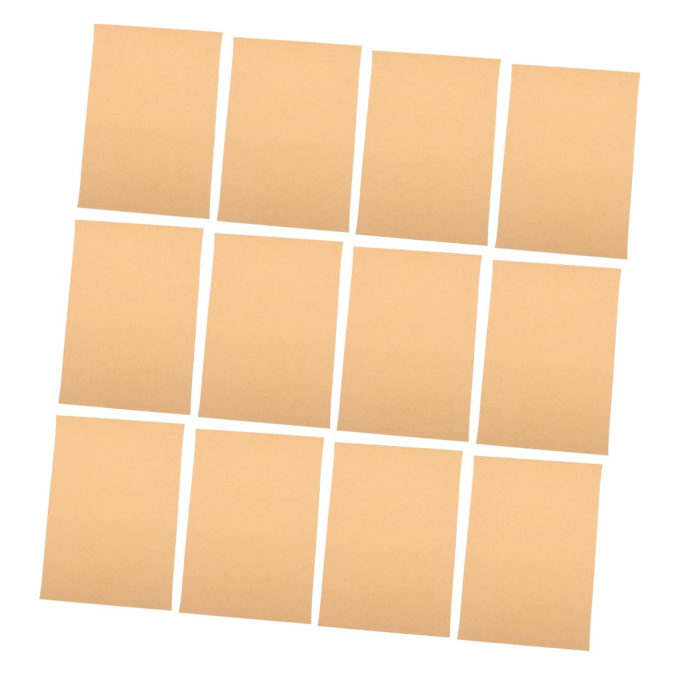 Gadpiparty 100pezzi Carta Kraft Quadrata per Pittura Decorazioni Fai da Te Pannelli Rigidi per Disegno Graffiti Materiali di Buona Qualità