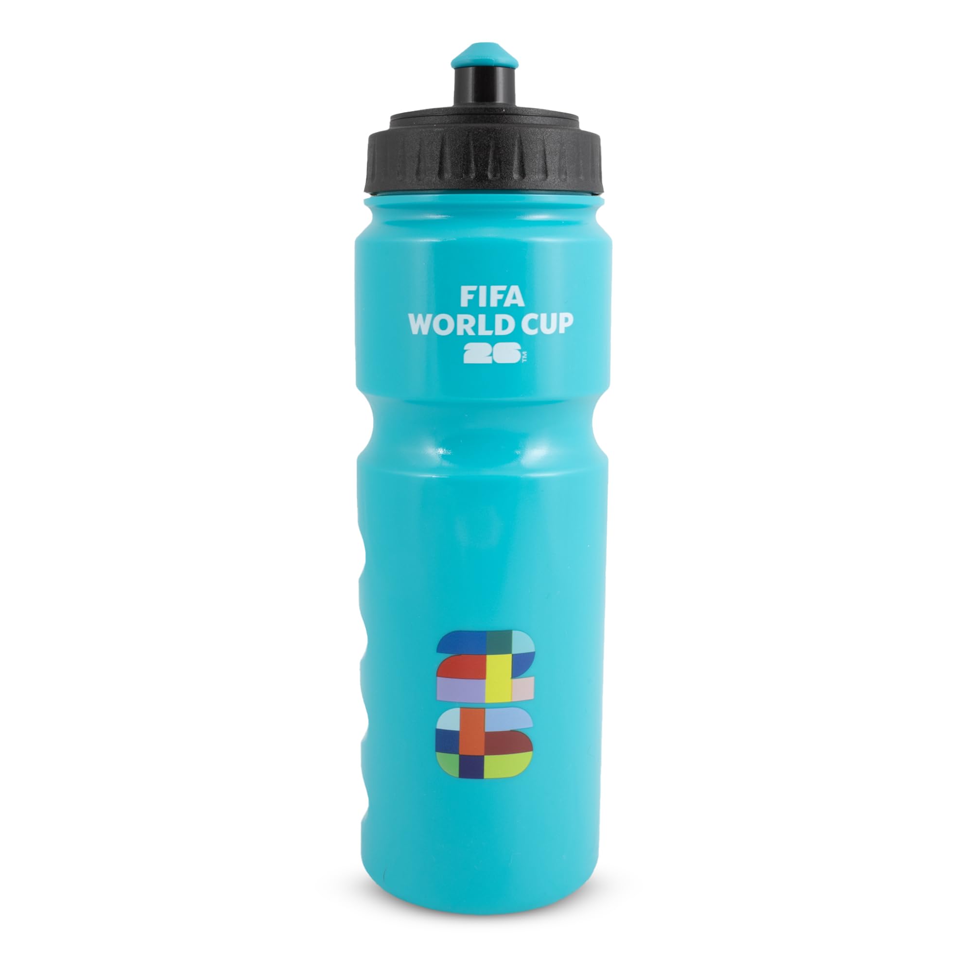 Hy-Pro Officially Licensed FIFA World Cup 2026 750ml Plastic Sports Water Bottle – Official Logo & Trophy Design, Ideal for Football Fans, School, Gym & Outdoor Activities - Aqua — image 1