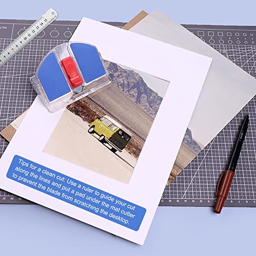 Sf Item SF18 Mat Cutter 45 & 90 Degree Bevel Mat Board Cutter With 3 Replacement Blades Professional Beveled Cut Tool For Art Picture Framing Foam Board Card Board  thumb #4