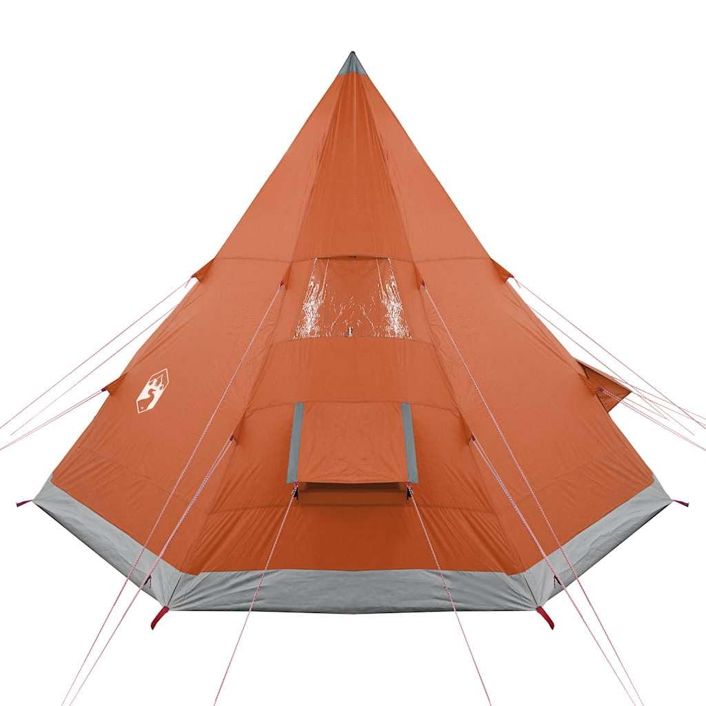 Genérico Tienda de campaña Tipi para 4 Personas Impermeable Naranja,Deportes,Actividades al Aire Libre,Camping y Senderismo,Tiendas de campaña-94382