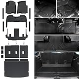 JOULARISE Floor Mats Cargo Mat for 2021-2024 2025 2026 Chevrolet Chevy Suburban/GMC Yukon XL 7 Seats Car Mat Accessories, All Weather TPE Full Set Trunk Cargo Liner (Floor Mats Set)