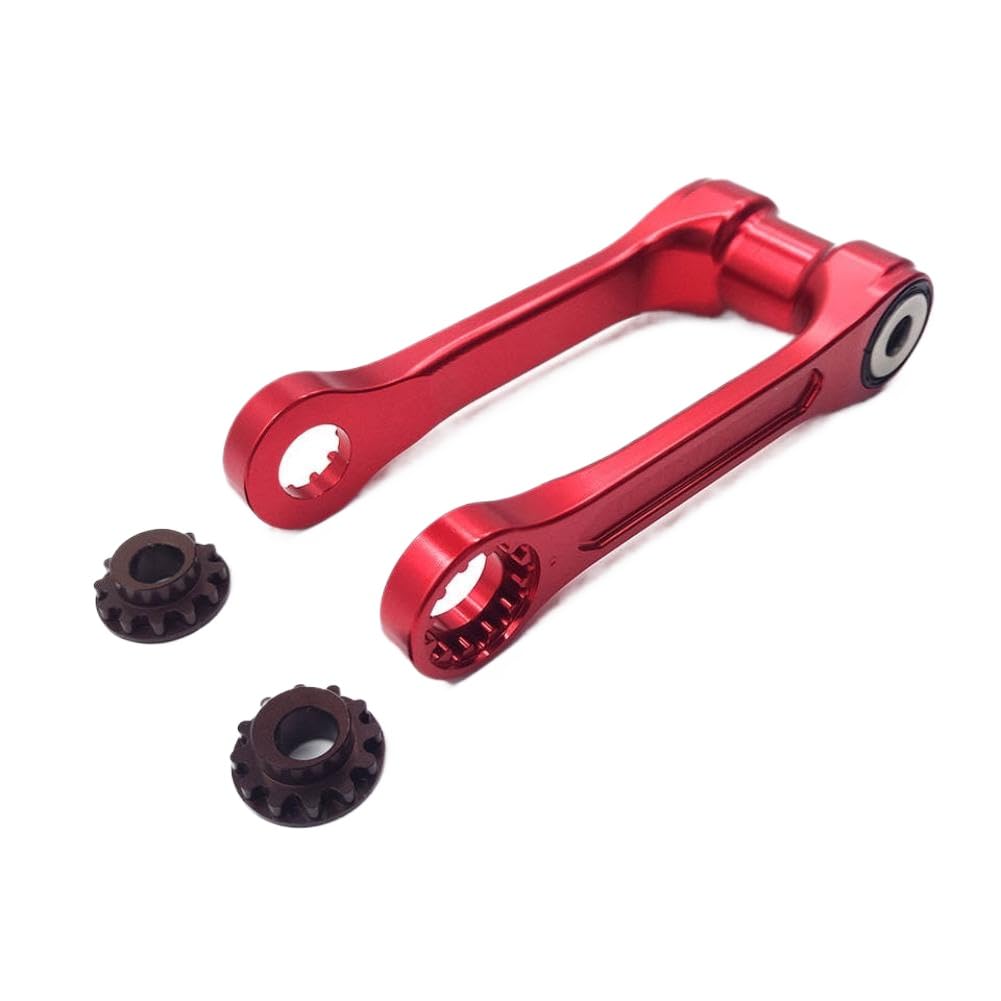 Brazo de conexión de amortiguador trasero de aluminio CNC ajustable para CRF250R (2014-2017) y CRF450R (2016), enlace de descenso de 25 mm compatible con bicicletas Pit selectas