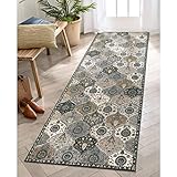 Lahome Moroccan Hallway Runner Rug - 2'5''x8' Ultra-Thin Vintage Washable Rug Runner Oriental Rug No