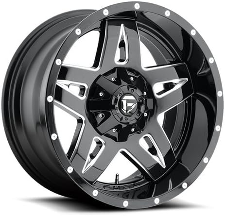 Fuel Offroad Wheels D554 17x9 Full Blown 6x1356x5.5 NB4.50 -12 106.4 Black Milled