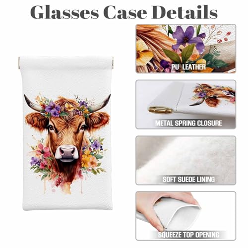 Image of Ocean Beach Glasses Case, Sunglasses Organizer Eyeglasses Case Glasses Cases Pouch For Men Women
