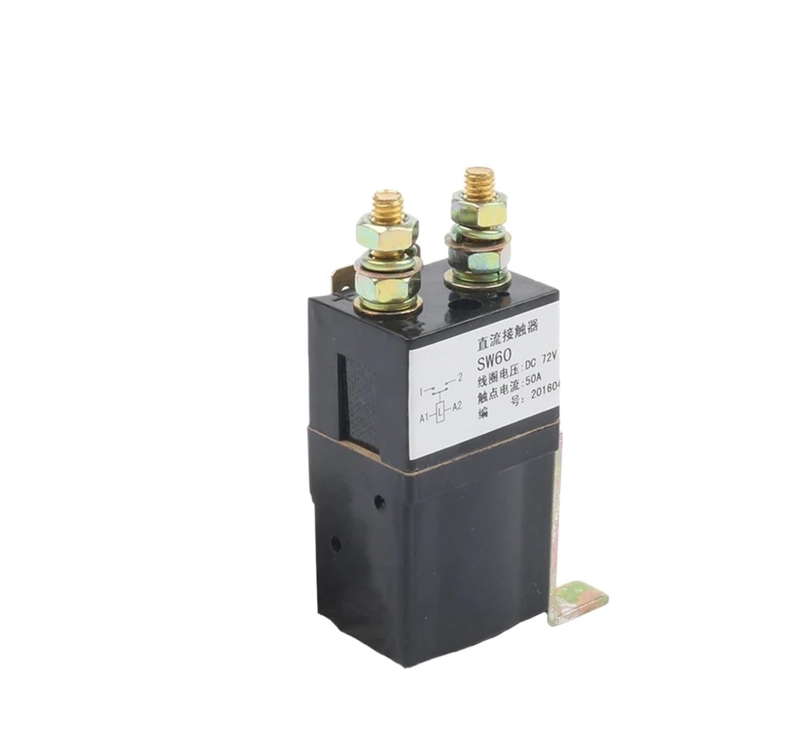 QfUxYYSLD SW60 1NO (Normally Open) 12V 24V 36V 48V 60V 72V 50A DC Contactor ZJW50A for Motor Forklift electromobile Grab wehicle car Winch(72V)