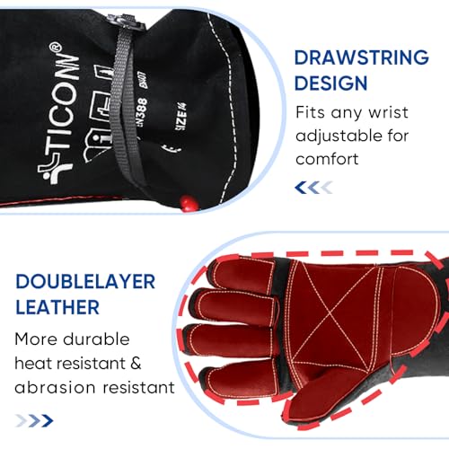 TICONN 16 Inch Welding Gloves