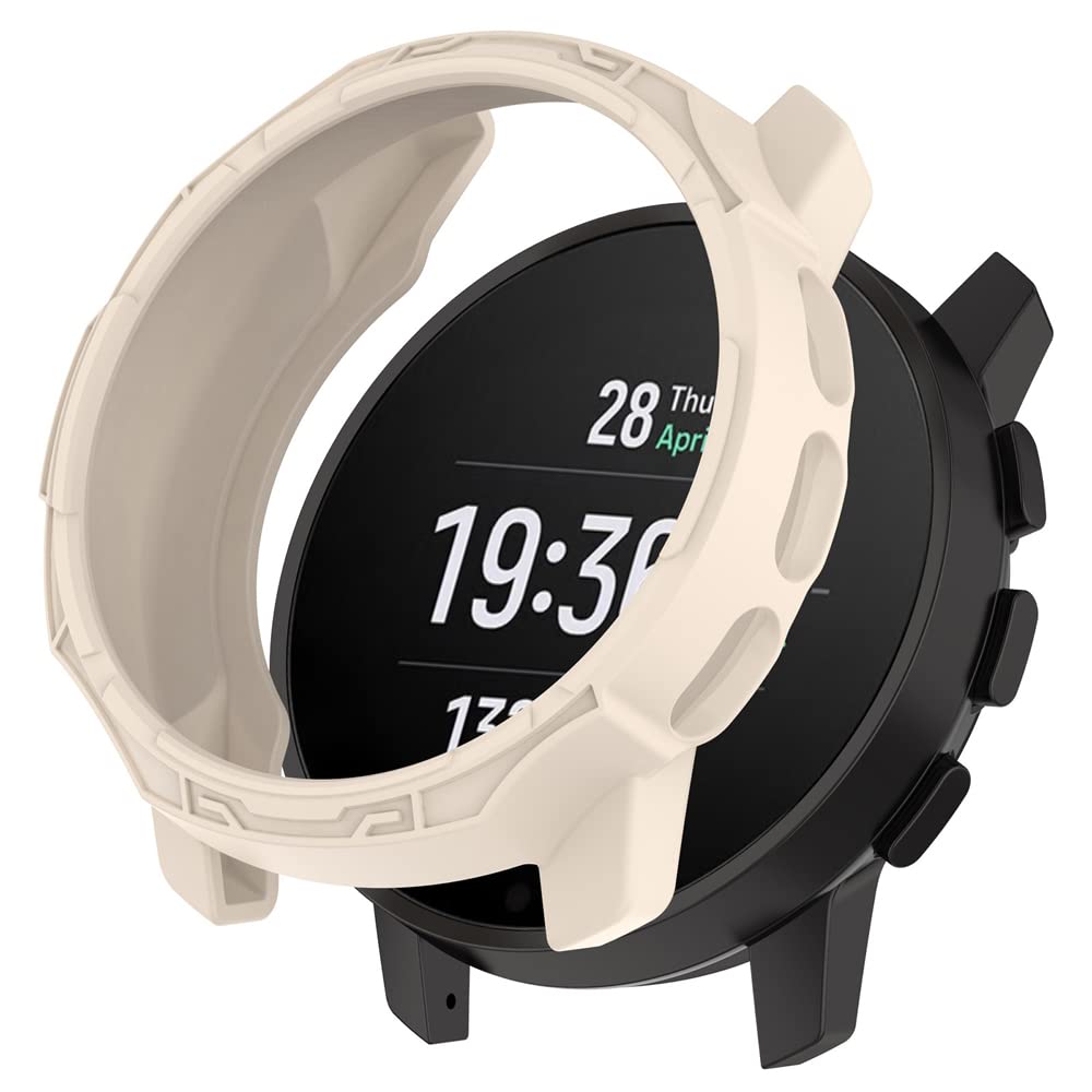 Coque De Protection Avec Verre Trempé Pour Suunto Race 2 - 2 Pièces - Ultra Mince Et Antichoc - Noir + Transparent