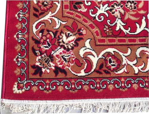Image of for Living Room 7x10 Feet Soft Thick Floral Area Rug | Anti Skid Washable Carpet for Bedroom Hall Home Decor