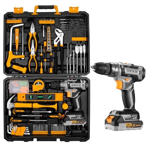 DEKO 20V Power Cordless Drill Kit
