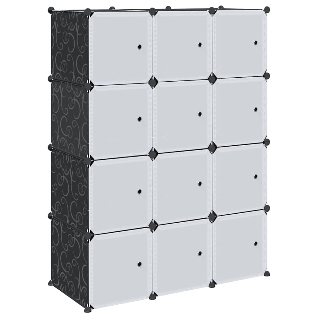 Organizador Cubos de Almacenamiento 12cubos Varillas Colgar PP,Casa y jardín,Productos del hogar,Organización y Almacenamiento,Almacenamiento de Ropa y armarios,10.4kg-4019582