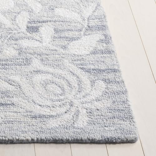 Tapete Safavieh Metro 2'3" x 8', Gris y Marfil, Lana miniatura 3