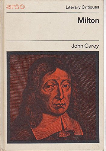 Milton (Arco literary critiques) 0668021780 Book Cover
