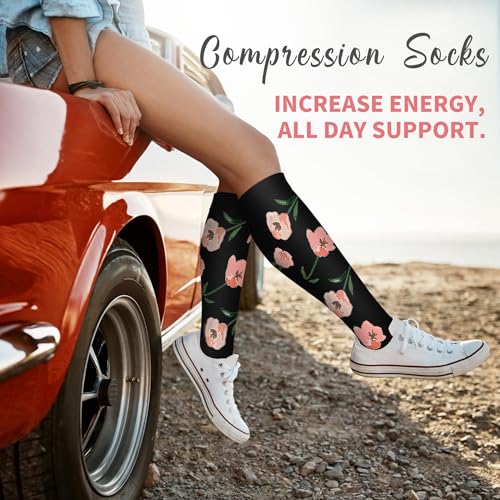 Compression Socks for Women and Men 6 Pairs 15-20 mmHg Circulation-Best Support for Athletic Running Cycling3