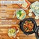 Moulinex Cookeo Wi-Fi 10-in-1 Multicooker 10-in-1 Multicooker 10 Kochmodi Druckkochen, detaillierte Schritte, CE96G810, Schwarz