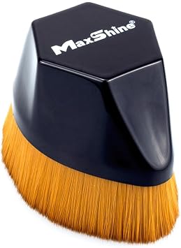 Maxshine Small Universal Ultra Soft Handled Brush Super Soft Bristles Professional Detailing Brush for Interior, Exterior, Leather Seats, Engine Bay & Wheels Premium Car Care Tool
