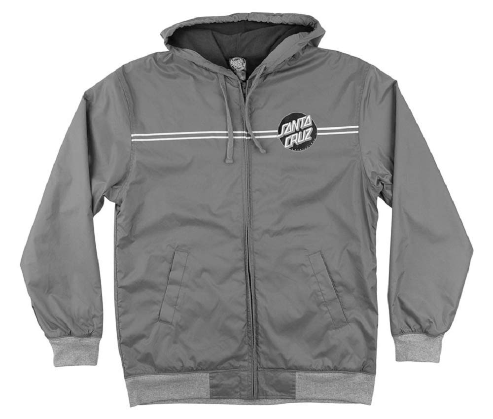 Veste Santa Cruz Hoodie Homme Noire - Coupe-Vent Défectueux Taille M