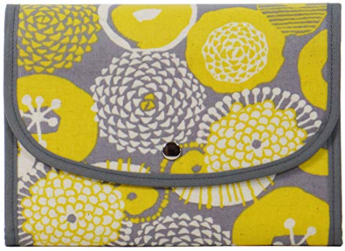 最安値 ポーチェ Pouche 母子手帳ケース ジャバラ ピンポンマム 撥水生地 イエロー の価格比較